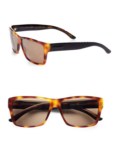 men's gucci tortoise shell sunglasses.